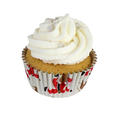 Christmas Foil-lined Cupcake Cases - Santa & Sleigh (Pack of 30)