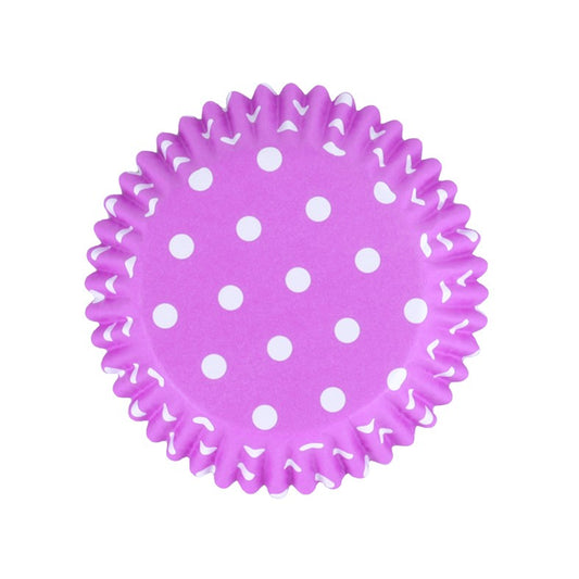 Purple Polka Dots Pk/30