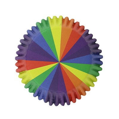 Rainbow Colors Cupcake Liners