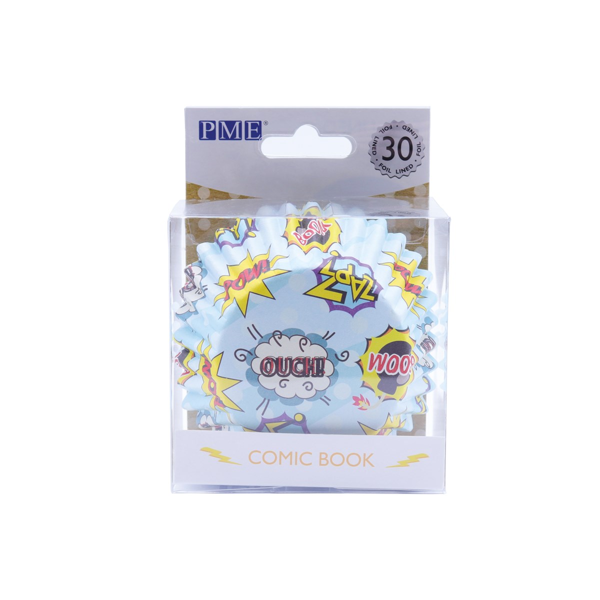 Comic Book - Cupcake Cases Foil Lined - Pk/30