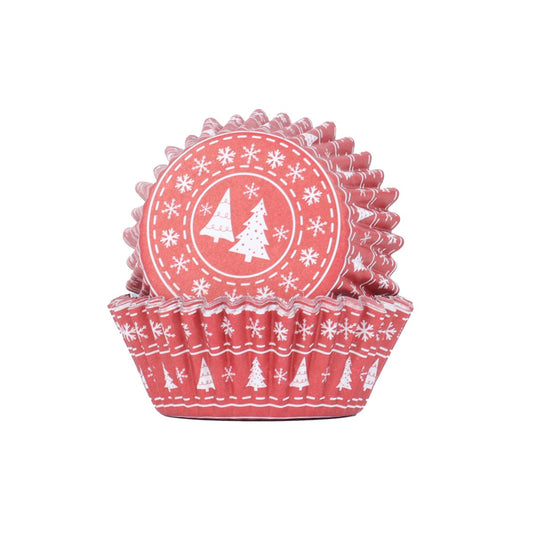 Christmas Jumper - Cupcake Cases Foil Lined -  Pk/30