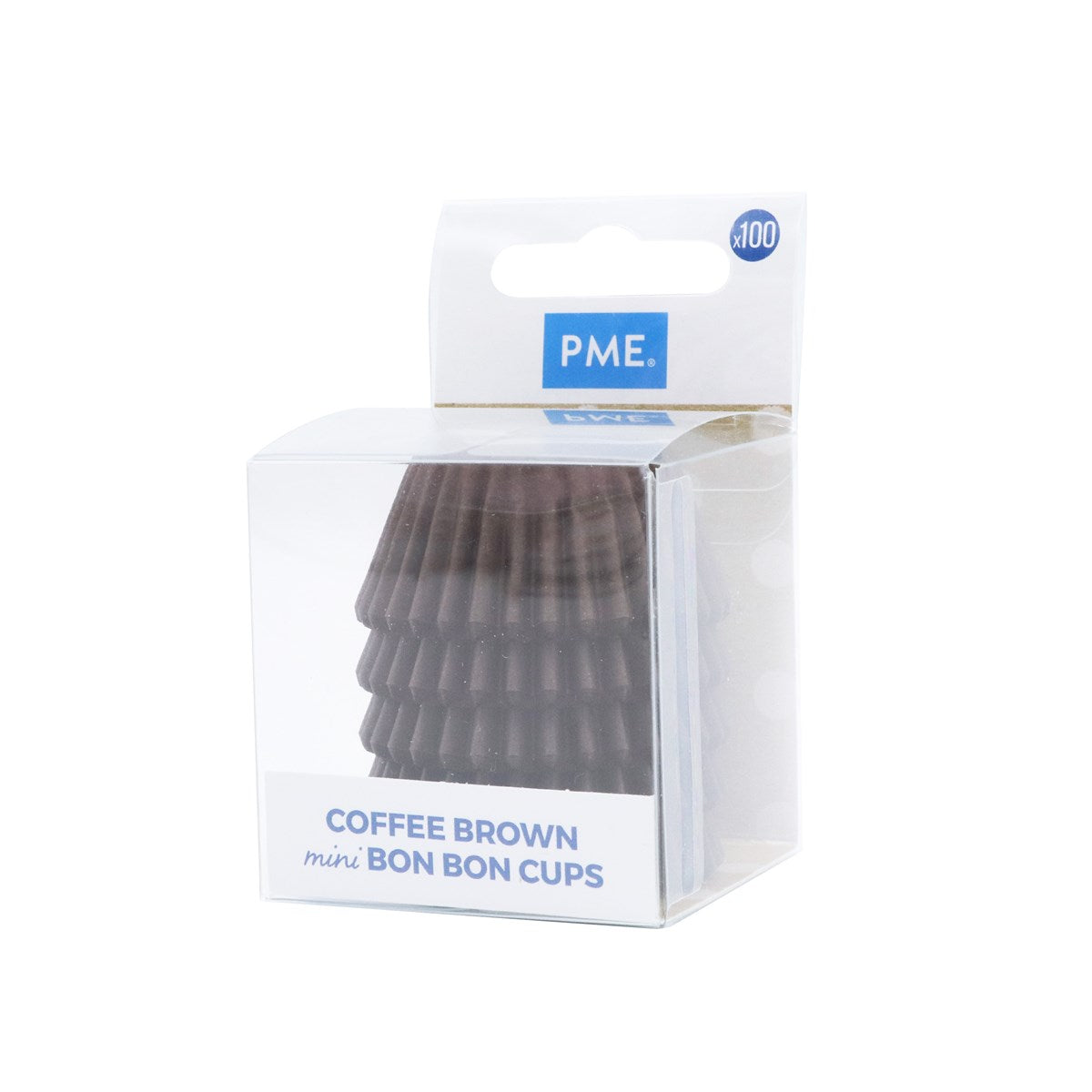 Mini Bon Bon Cups - Brown (Pack of 100)