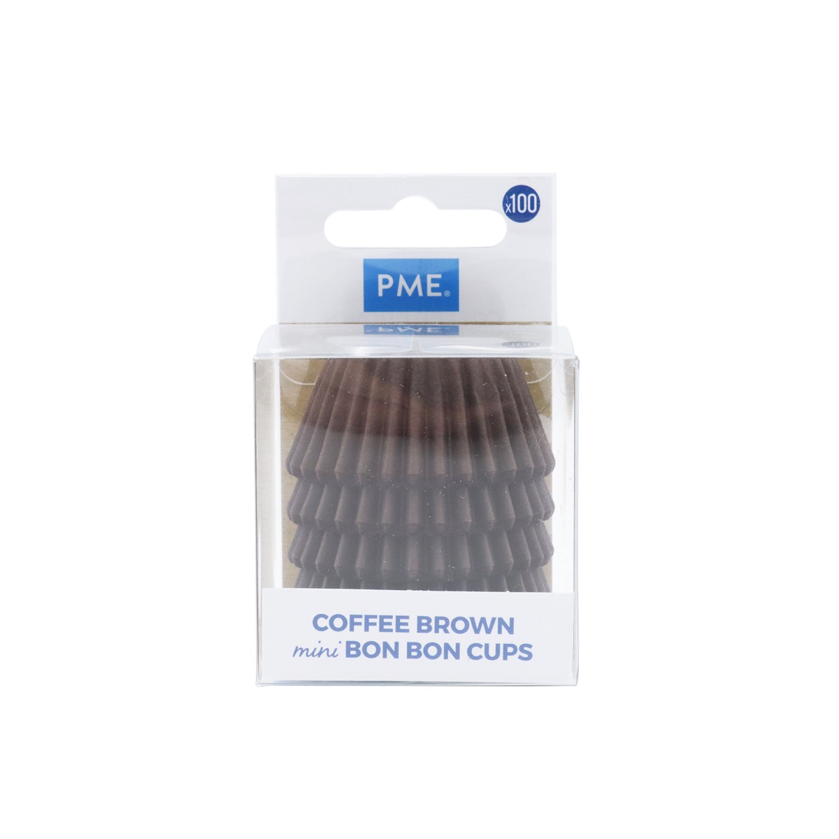 Mini Bon Bon Cups - Brown (Pack of 100)