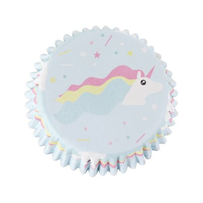 Cupcake Cases Foil Lined - Unicorn Set of 3, Pk/60