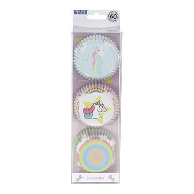 Cupcake Cases Foil Lined - Unicorn Set of 3, Pk/60
