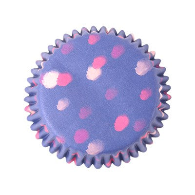 Cupcake Cases Foil Lined - Watercolour Dots Set of 3, Pk/60