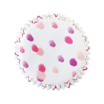 Cupcake Cases Foil Lined - Watercolour Dots Set of 3, Pk/60
