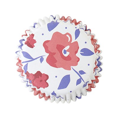 Cupcake Cases Foil Lined - Tea Party Set of 3, Pk/60