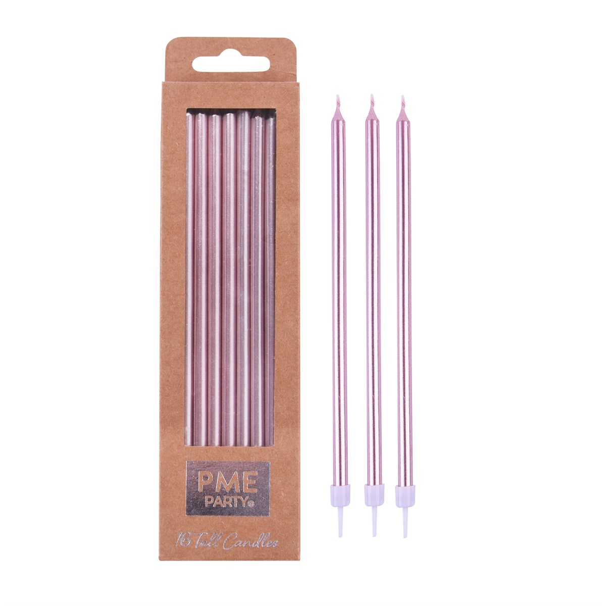 Rose Gold Extra Tall with Holders