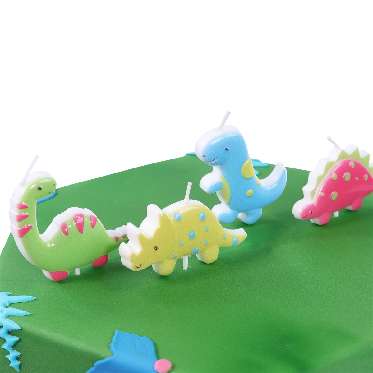 Candle Set of 4 - Dinosaur