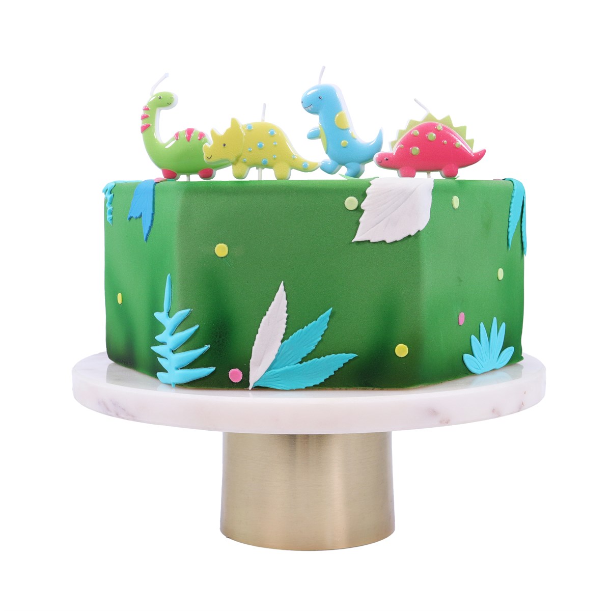 Candle Set of 4 - Dinosaur