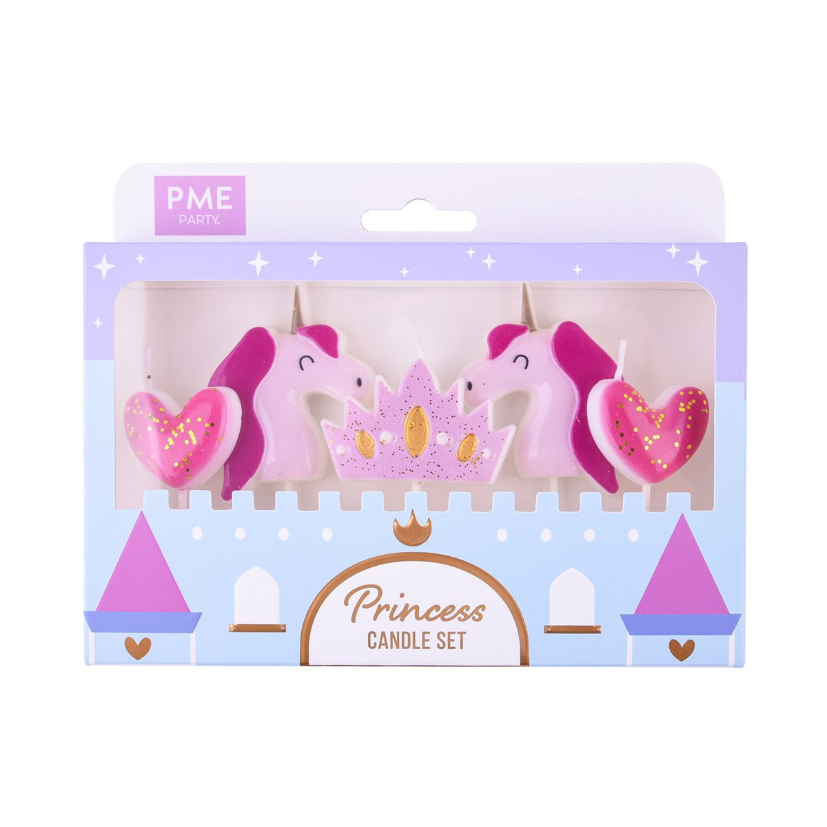 Candle Set of 5 - Princess