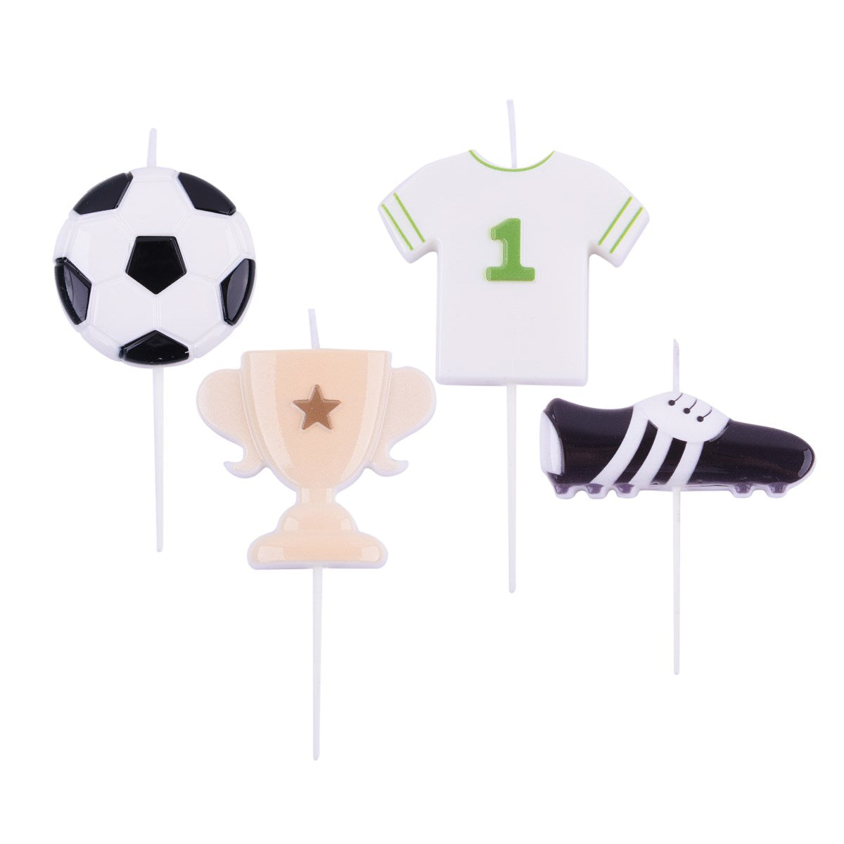 Candle Set of 4 - Soccer