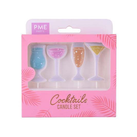 Candles - Cocktails Set of 4
