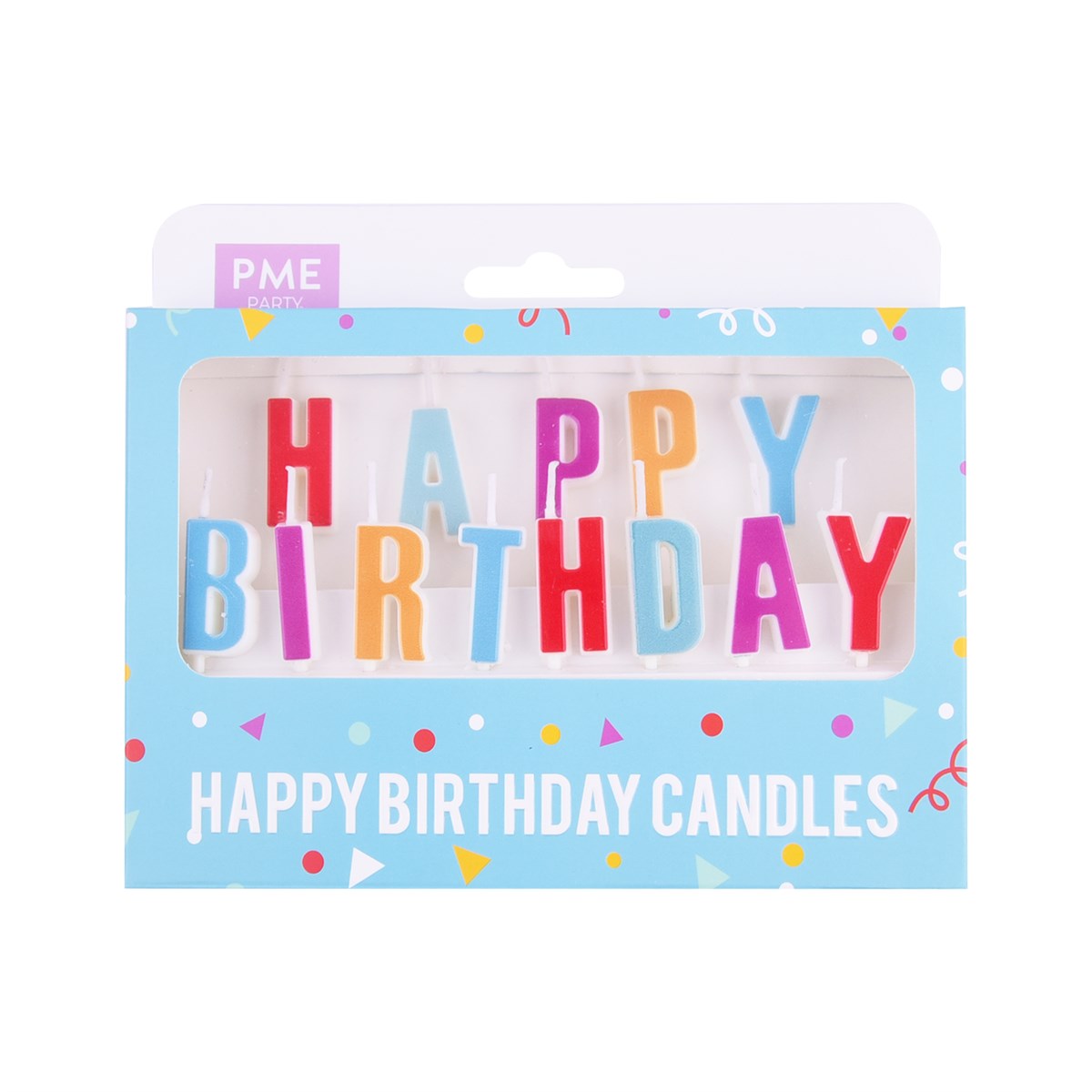 Candles - Happy Birthday Letters Set of 13