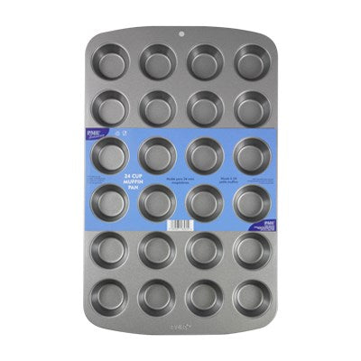 Non Stick - 24 Cup Mini Muffin Pan (35 x 26.5 x 2cm / 13.8 x 10.4 x 0.8”)