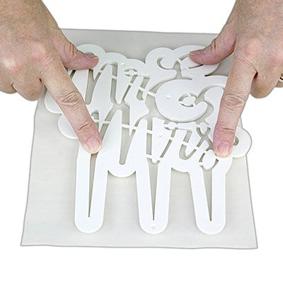 Mr & Mrs Script - Cake Topper
