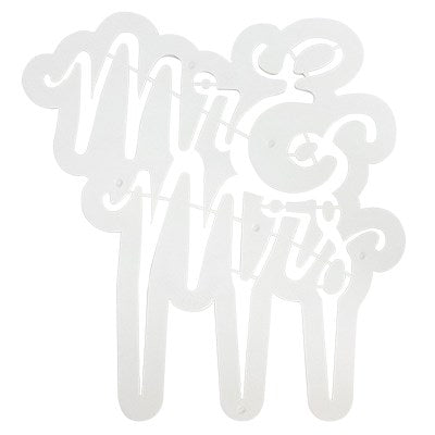 Mr & Mrs Script - Cake Topper
