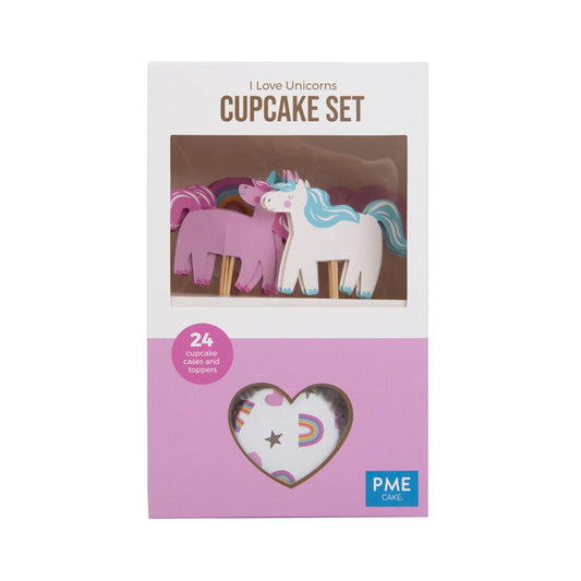 Cupcake Set - I Love Unicorns