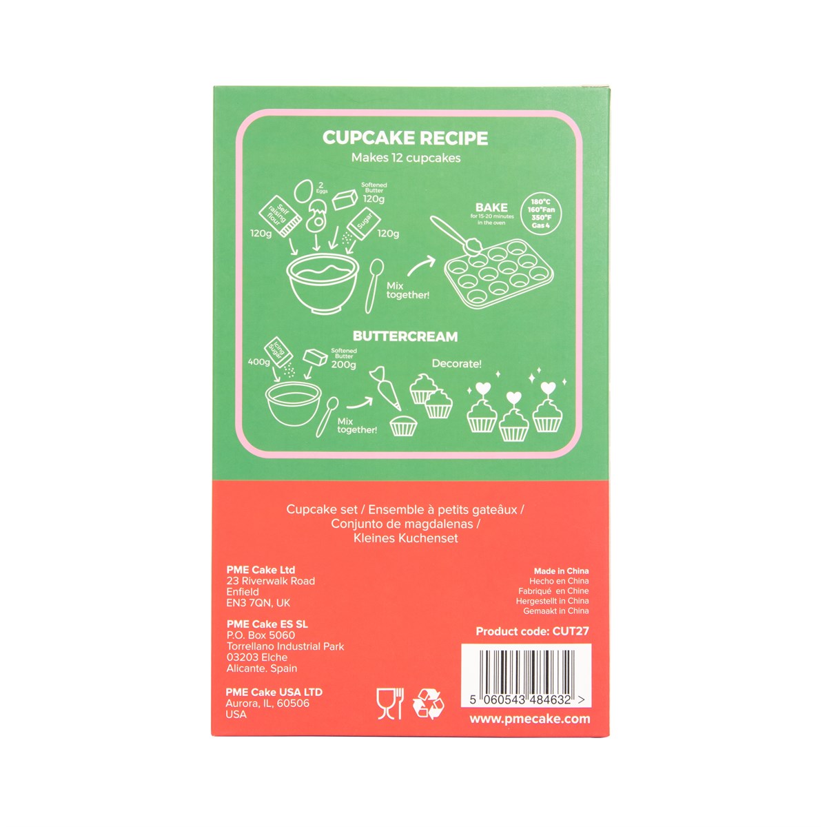 Cupcake Set - Santas Workshop (24 Cases And Toppers)