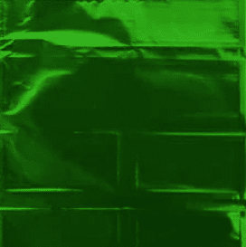 Dark Green Candy Foil Squares 4"x4"