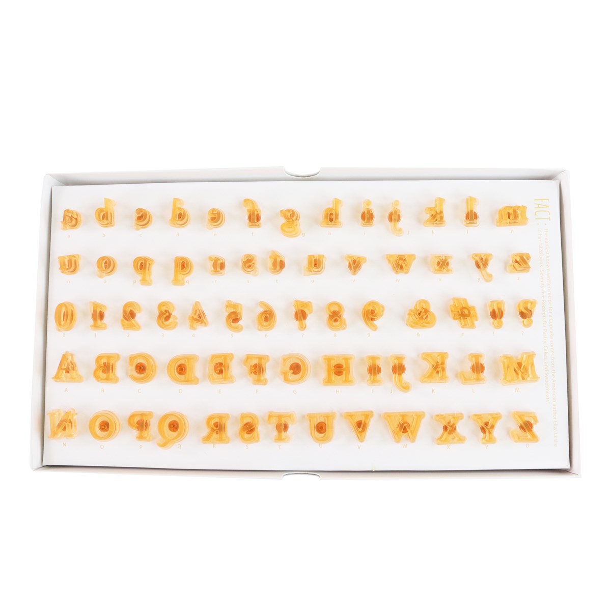 Fun Fonts - Cupcakes and Cookies Stamping Set