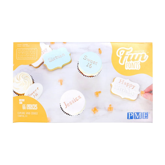 Fun Fonts - Cupcakes and Cookies Stamping Set