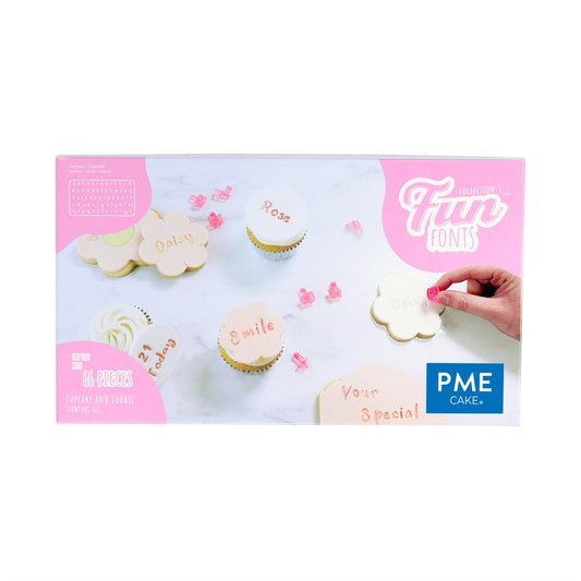 Fun Fonts - Cupcakes and Cookies Stamping Set