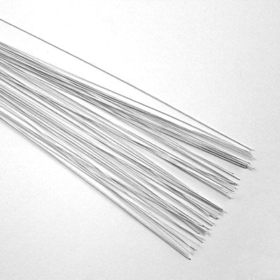 30 Gauge White Floral Wire