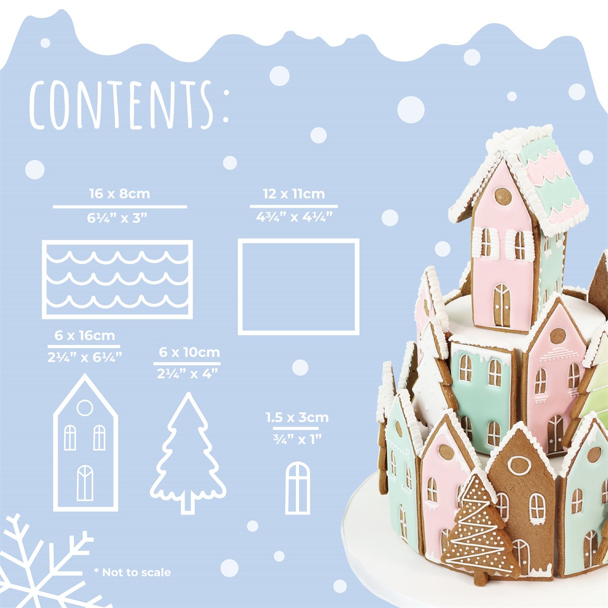 Gingerbread House Cutter Set