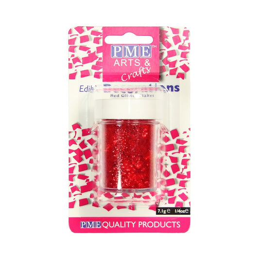Glitter Flakes - Red (7.1g / 0.035oz)