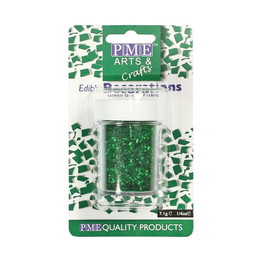 Glitter Flakes - Green (7.1g / 0.035oz)