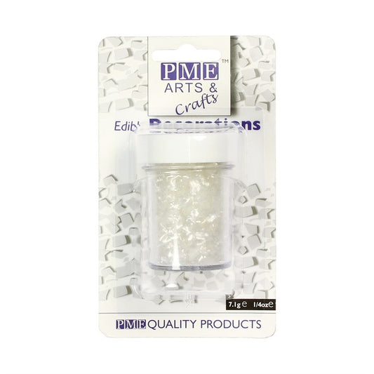 Glitter Flakes - White (7.1g / 0.035oz)