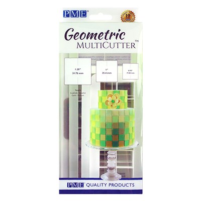 Geometric Multicutter - Square, Set Of 3