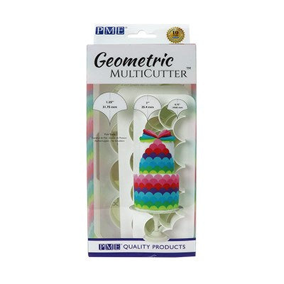 Geometric Multicutter - Fish Scale, Set Of 3