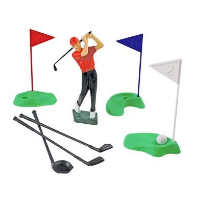 Golf Cake Topper Set Of 13