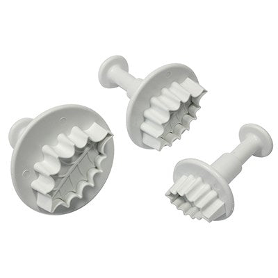 Foliage Plunger Cutters - Veined Holly Leaf
