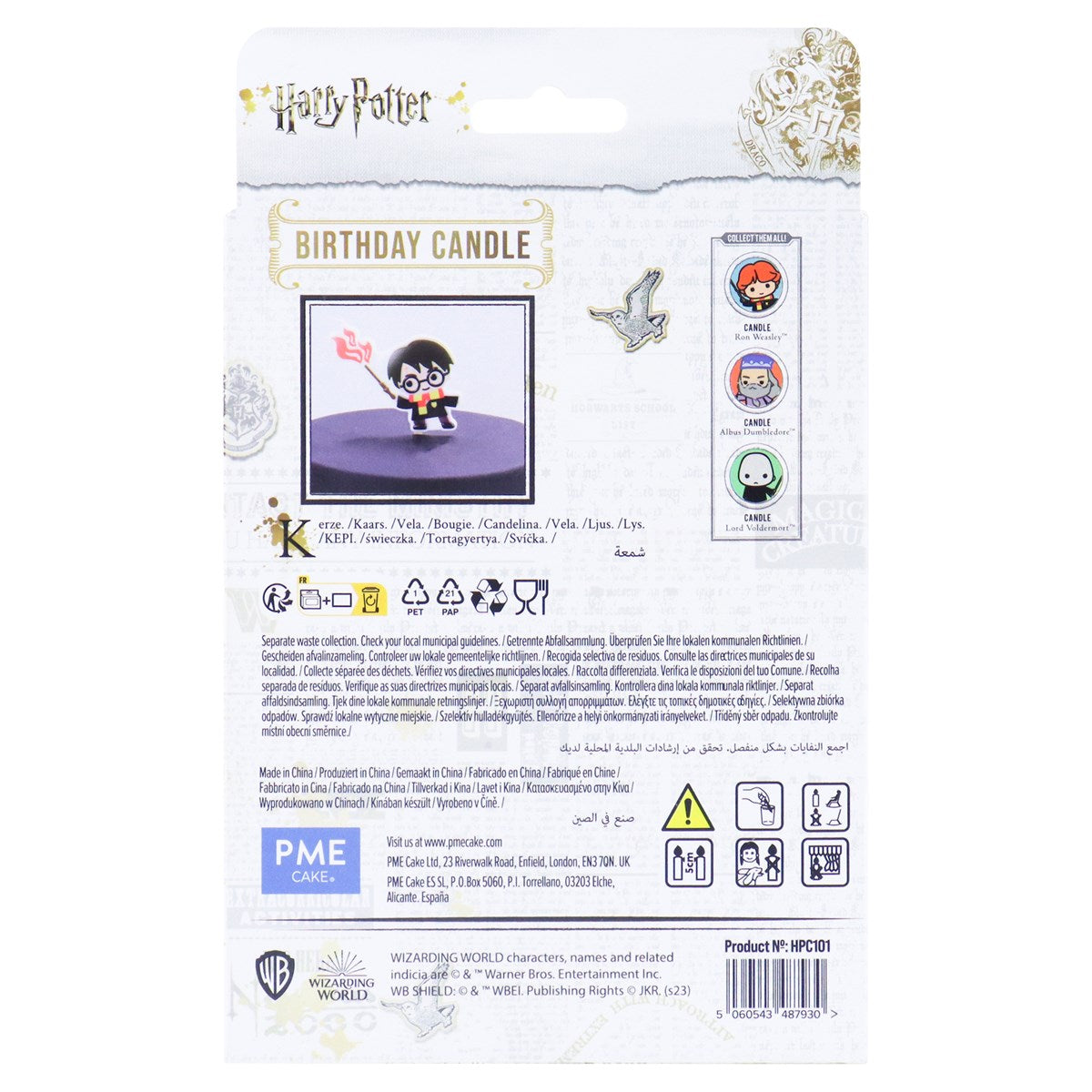 Harry Potter Character Candle