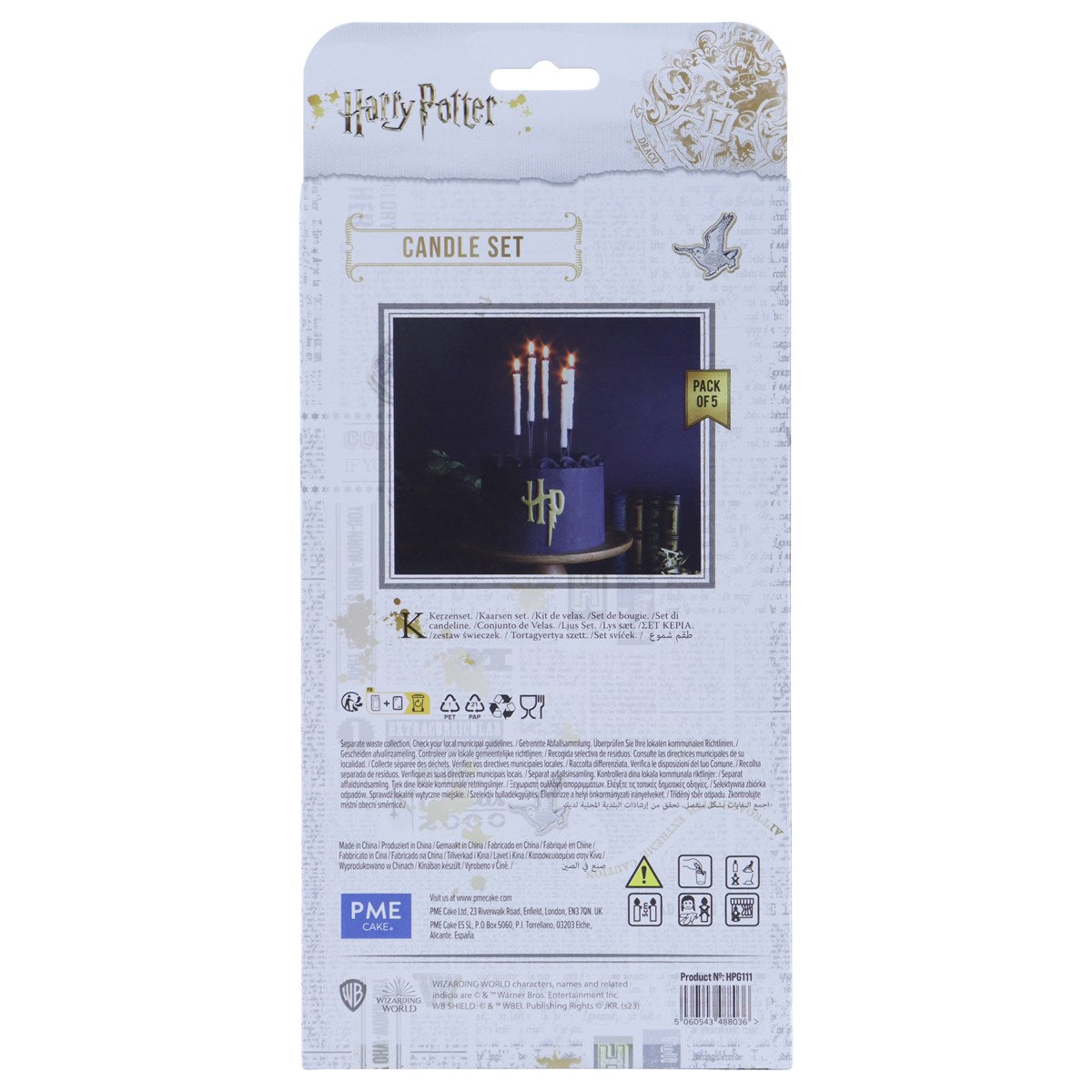 Harry Potter Floating Candles Set of 5, the Great Hall