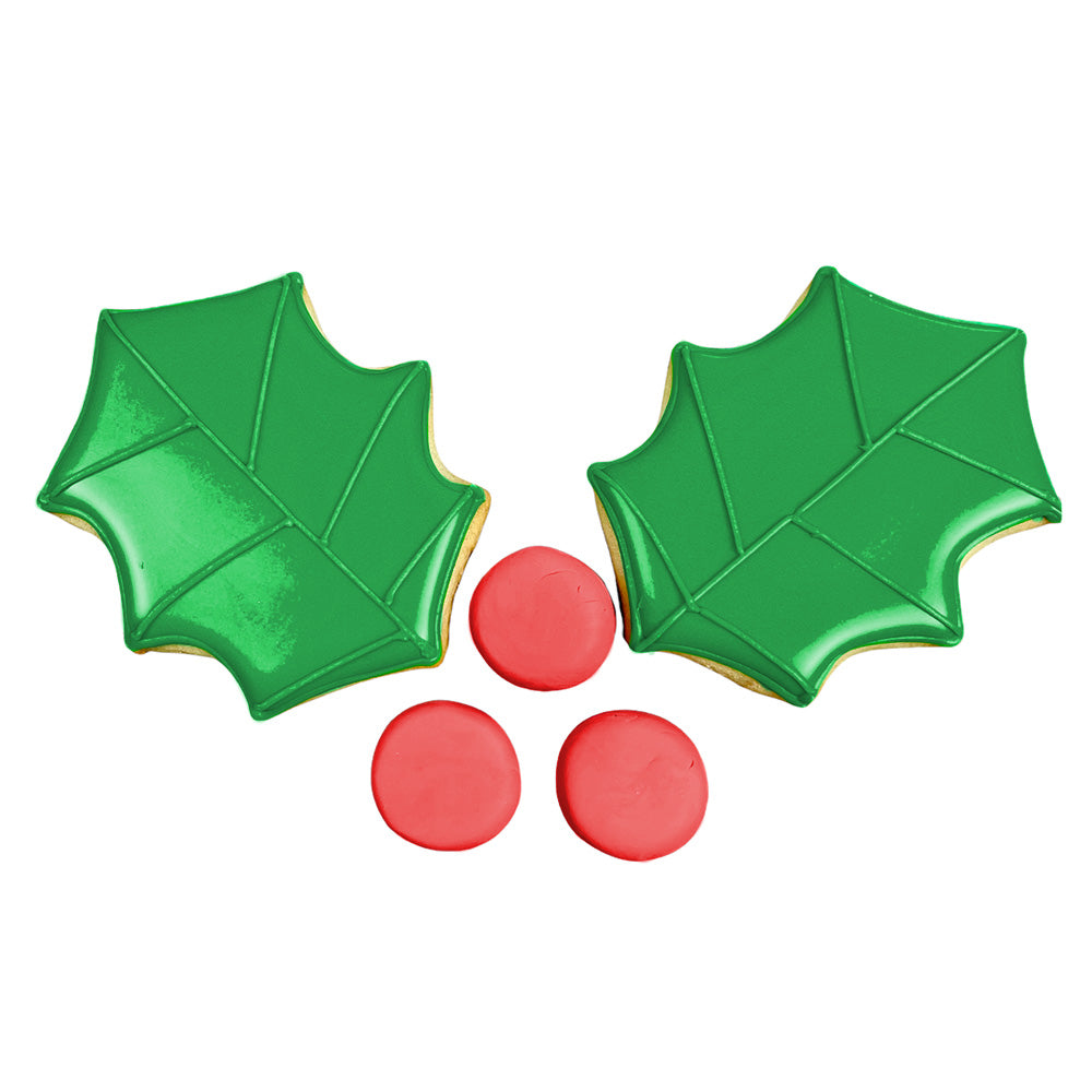 Holly leaf cookie cutter