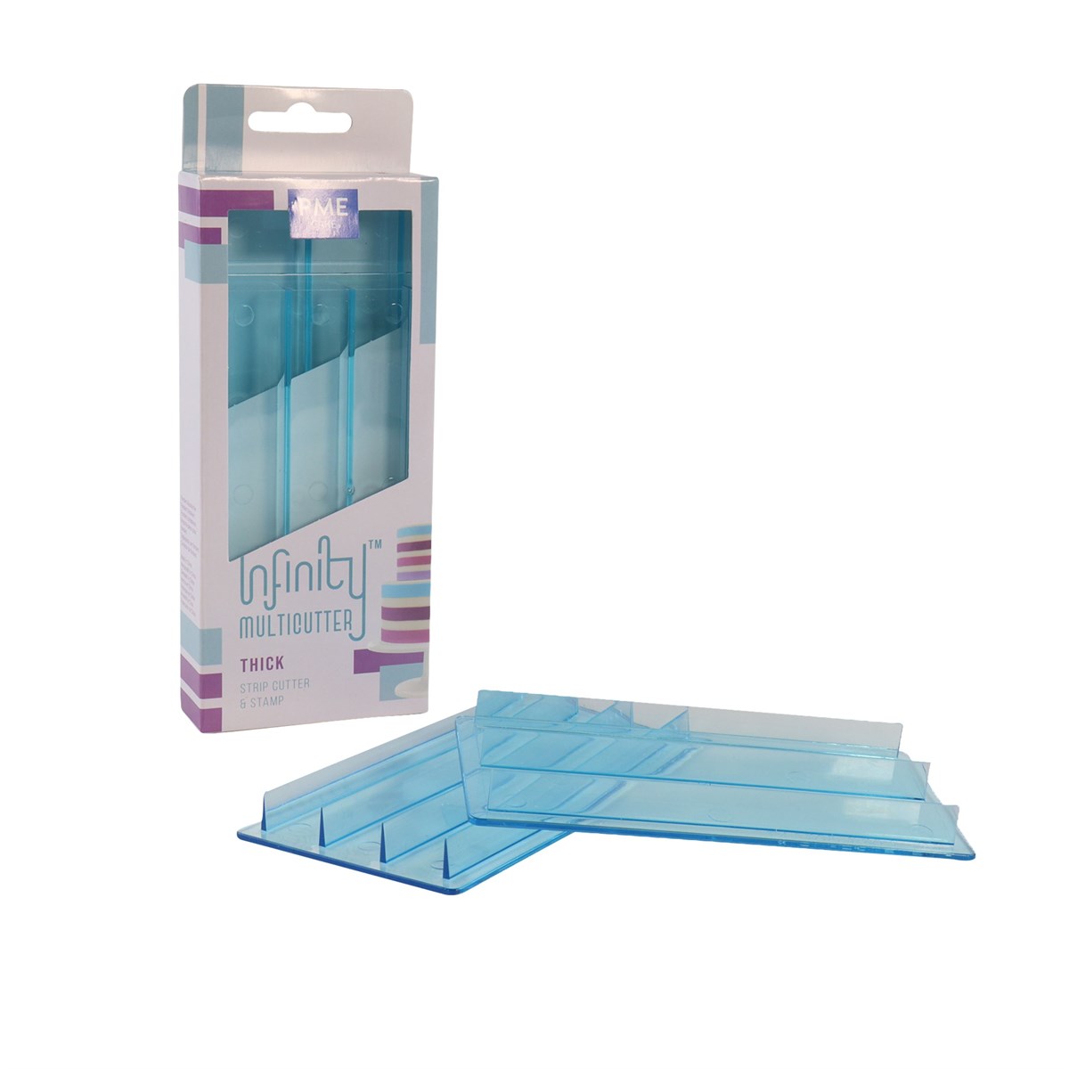 Infinity MultiCutter - Large Stripes, Set of 2