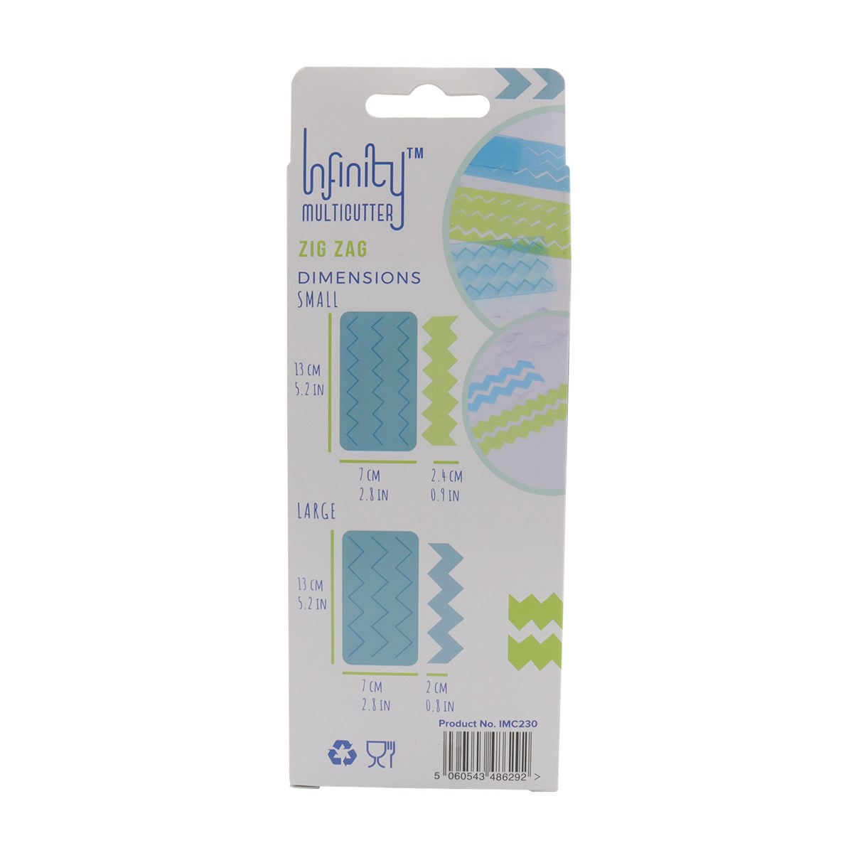 Infinity MultiCutter - Zig Zag, Set of 2