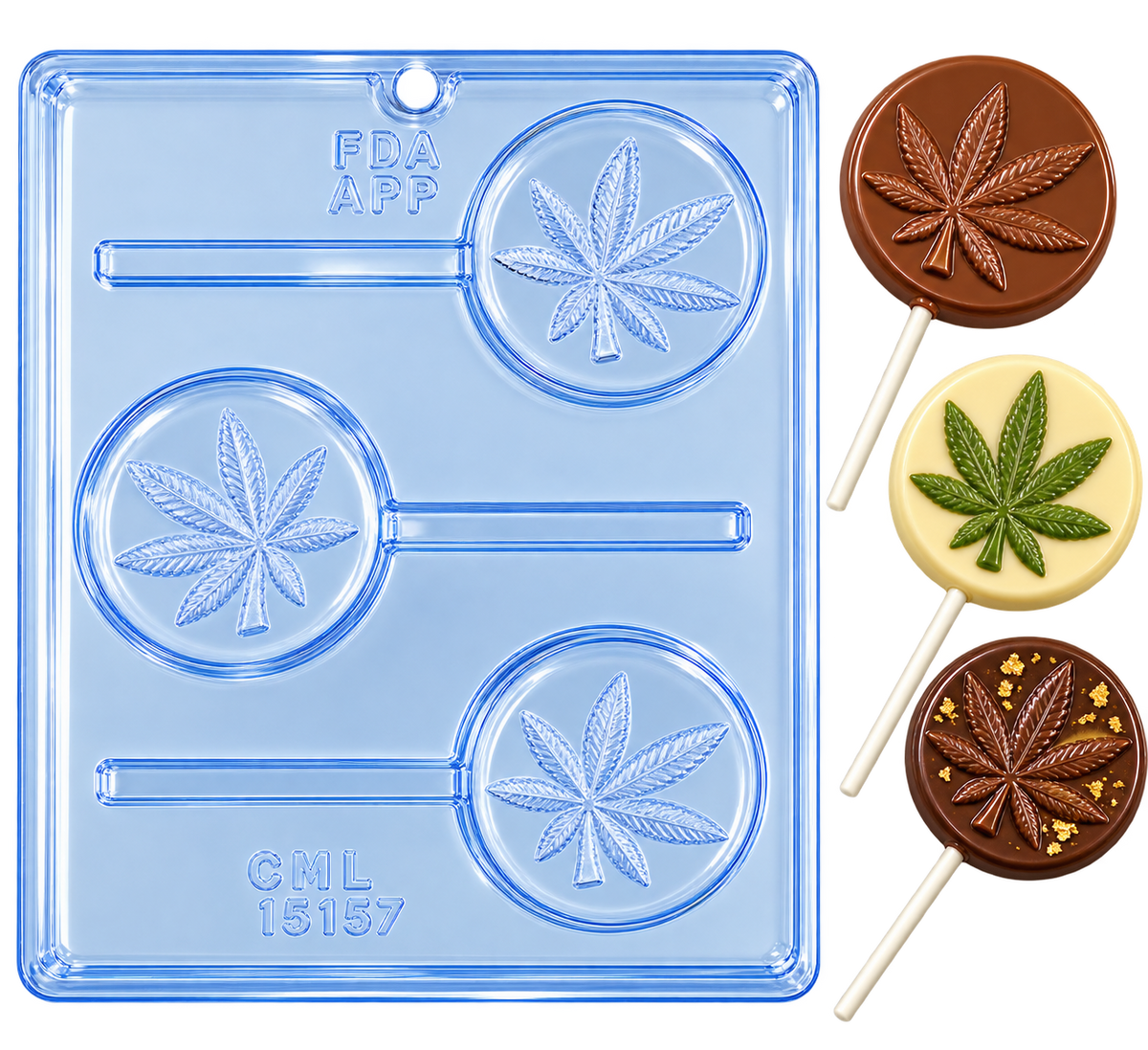 Marijuana Leaf Lolly