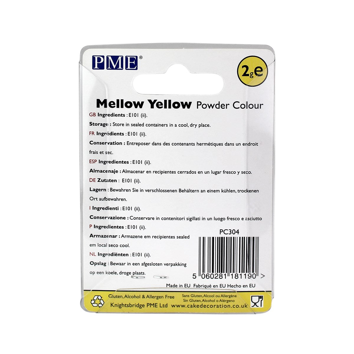 Powder Color - Mellow Yellow (2g)