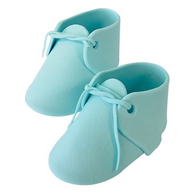 Blue Baby Bootie Pk/2 (96 X 52mm / 3.77 X 2.04”)