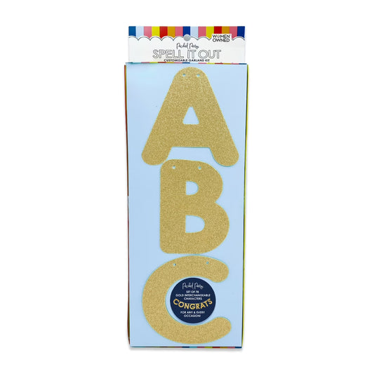 Packed Party 'Spell It Out' Customizable Garland Kit, 78 Characters