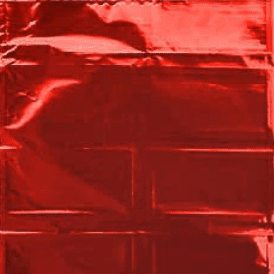 Red Candy Foil Square 6"x6"