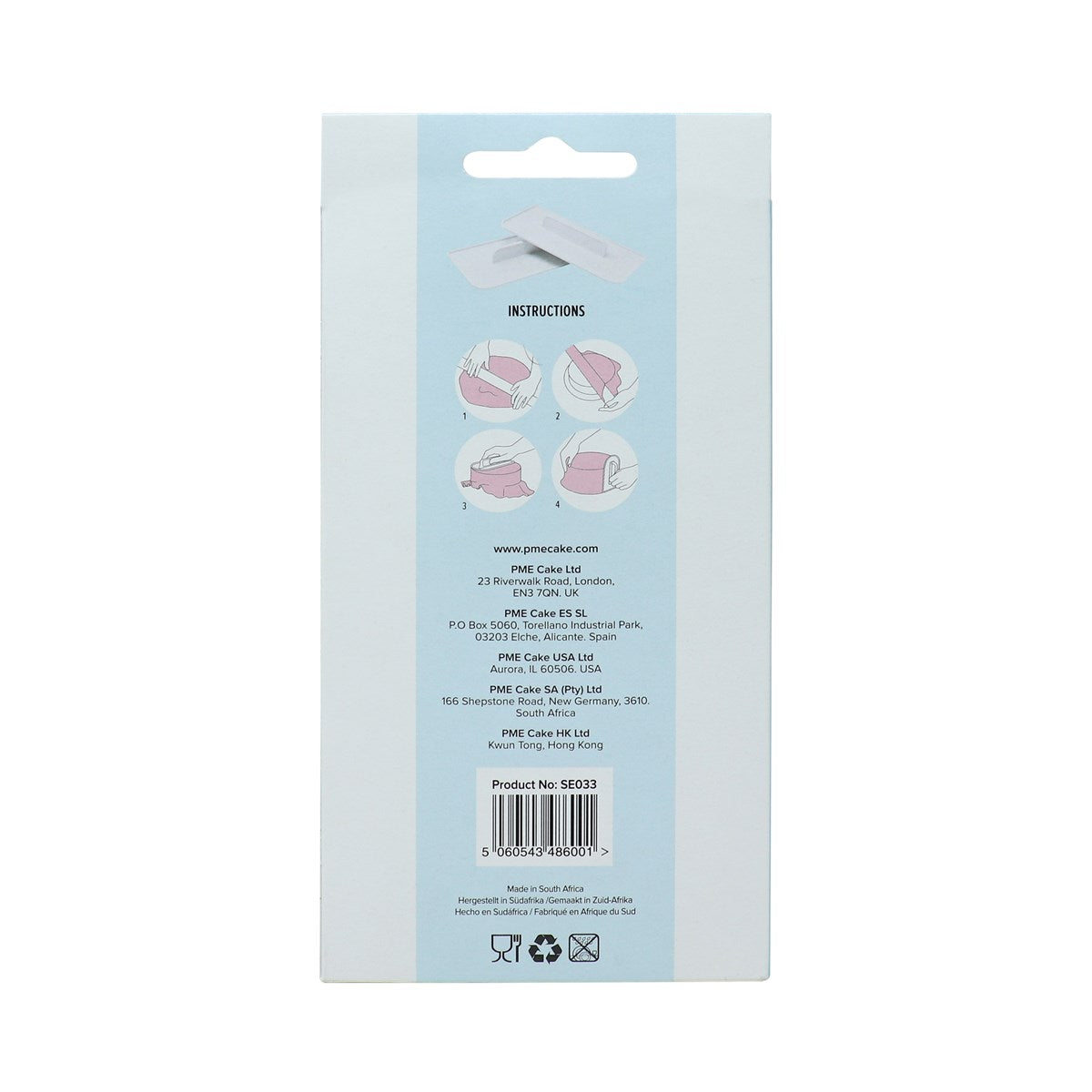 PME Cake Smoothers for Tall Cakes, Set of 2