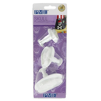 Skull Novelty Plunger Cutters, Set of 3