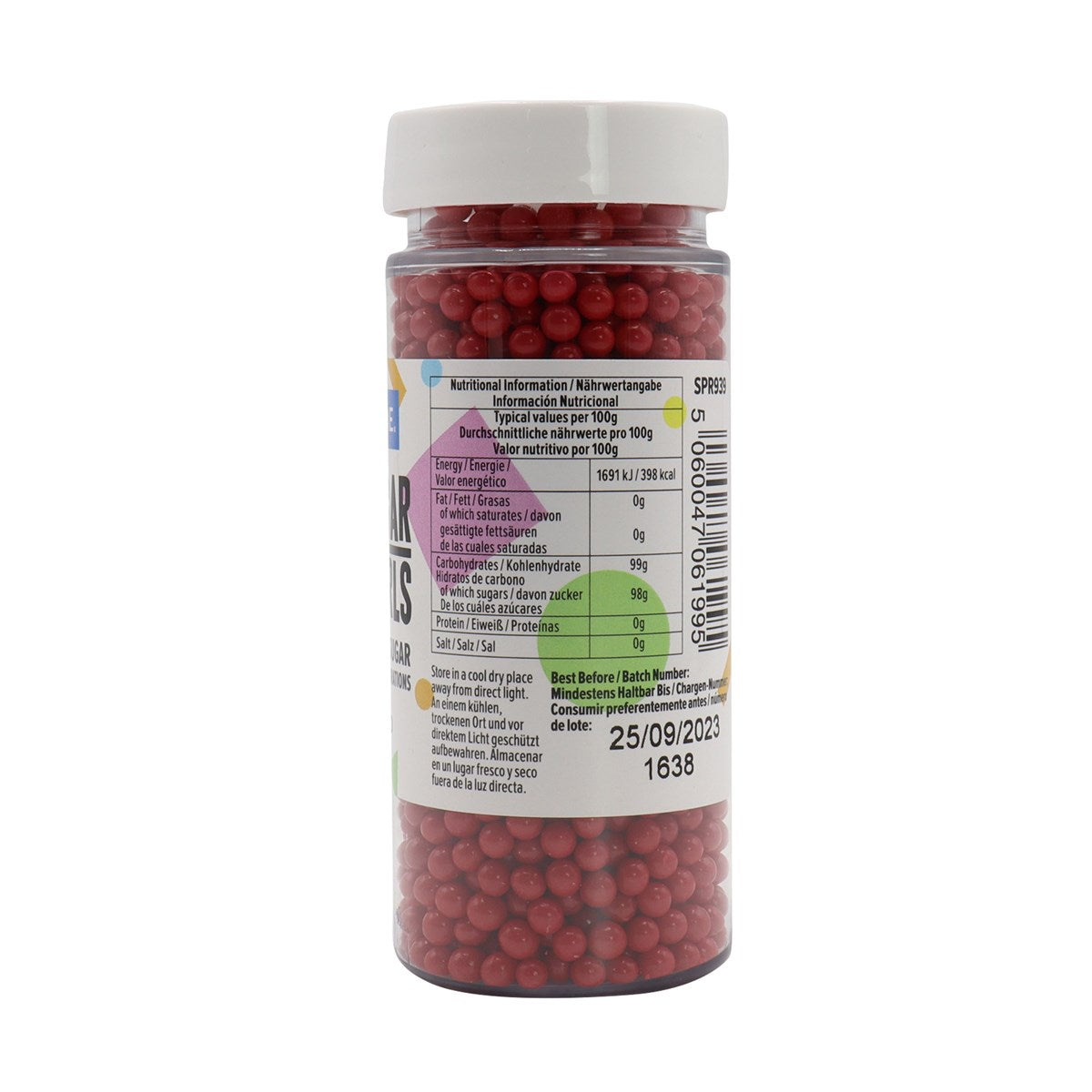 Sugar Pearls - Red (100g / 3.5 oz)